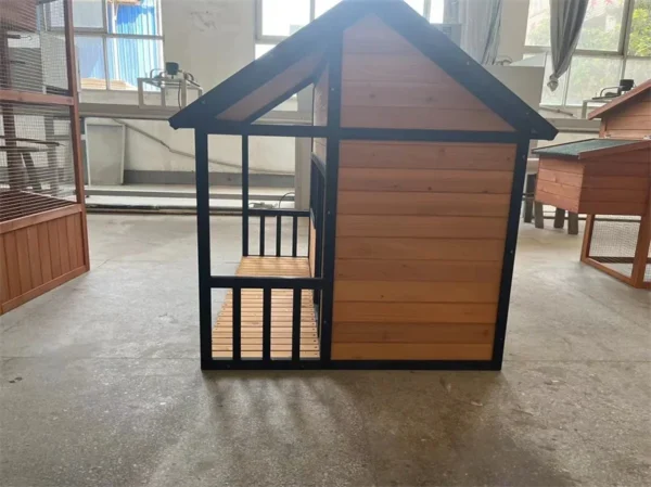 Hot selling outdoor pet kennel dog villa solid wood environmental protection dog house - Image 6