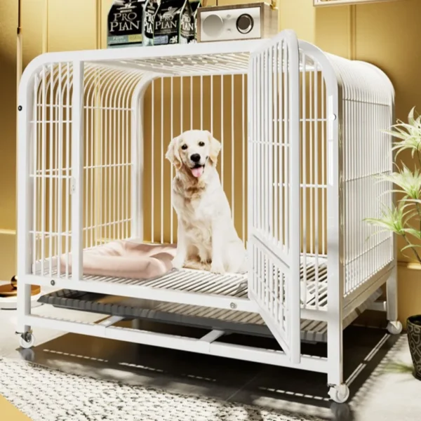 Dog Cage Medium Sized Indoor Outdoor Iron Cage Pet Supplies Products Houses Kennel Fence Puppy House Accessories Enclosure