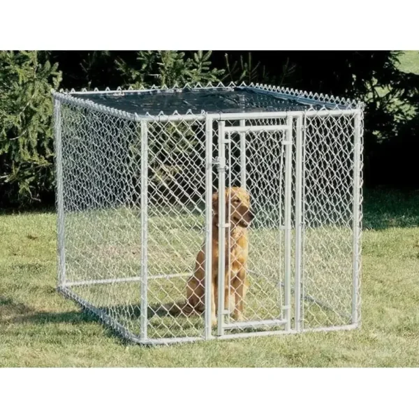 N Customized 10-Foot Walk-In Dog Kennels Large Outdoor Galvanized Chain Link Panel Dog Kennel Outdoor - Image 2