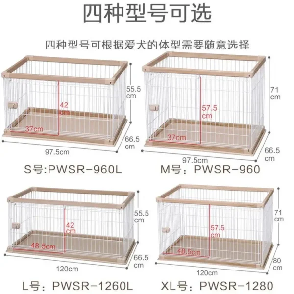 Best Selling High Quality Wood and Metal Pet Dog Crate Durable Portable Indoor Pet Dog rabbit Fence - Image 3