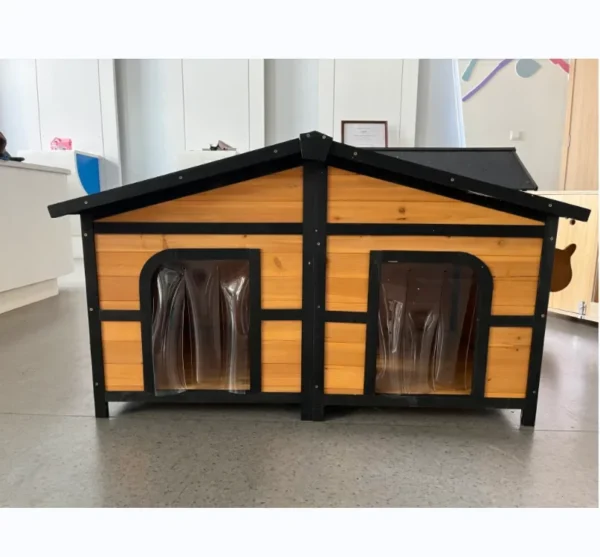 The factory wholesale waterproof oversize dog house outdoor comfortable wooden pet kennel - Image 2