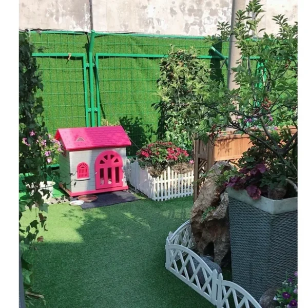 Large plastic dog house with toilet outdoor four seasons kennel pet house waterproof and removable indoor cat/rabbit house - Image 3