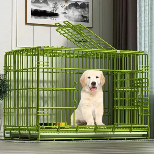 Bold Nano Dog Cage Folding iron cage indoor Small dog transport cage Large dog kennel pet cage accessories - Image 5