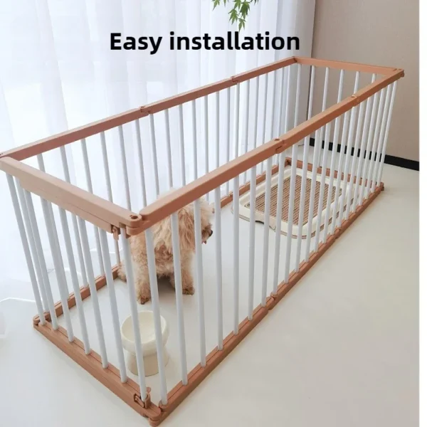 Dog Cage Strong and Durable Smooth Dogs Pets Indoor Fence Anti-rust Dog Fences Creative Design Easy Install Pet Product Supplies - Image 3