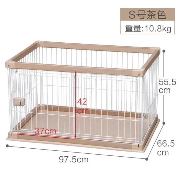 Best Selling High Quality Wood and Metal Pet Dog Crate Durable Portable Indoor Pet Dog rabbit Fence - Image 5