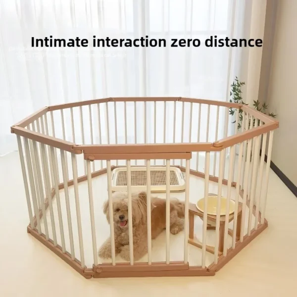 Dog Cage Strong and Durable Smooth Dogs Pets Indoor Fence Anti-rust Dog Fences Creative Design Easy Install Pet Product Supplies - Image 5