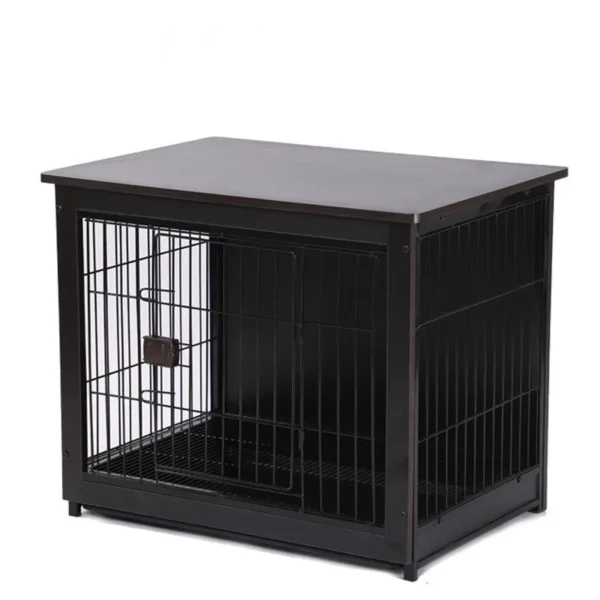 Dog Crate Furniture Wooden Dog Crate Decor Pet House Kennel with Indoor Pet Crate End Table - Image 3