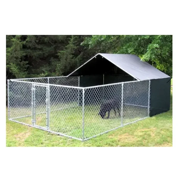 N Customized 10-Foot Walk-In Dog Kennels Large Outdoor Galvanized Chain Link Panel Dog Kennel Outdoor - Image 6