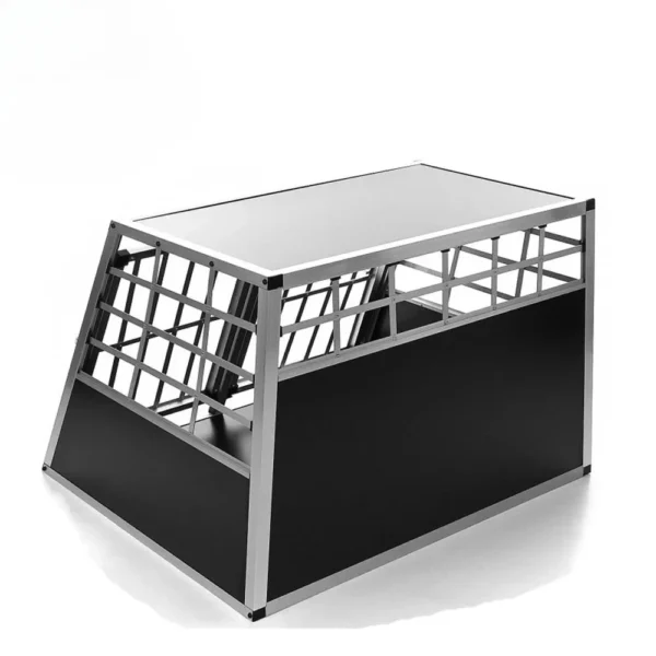 Aluminium Alloy Car Dog Crate Portable Out Special Self-driving Boot Pet Cage Dog Kennel - Image 5