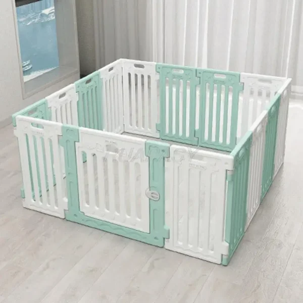 Dog Cat Exercise Playpen with Door Rabbit Guinea Pig Cages Dog Fence Cat House Cage Indoor & Outdoor Portable Yard Fence Crate - Image 2