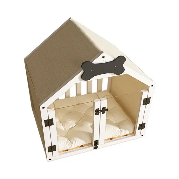 Acrylic Door Wooden Dog Crate Furniture Indoor Pet House for Dogs Outdoor