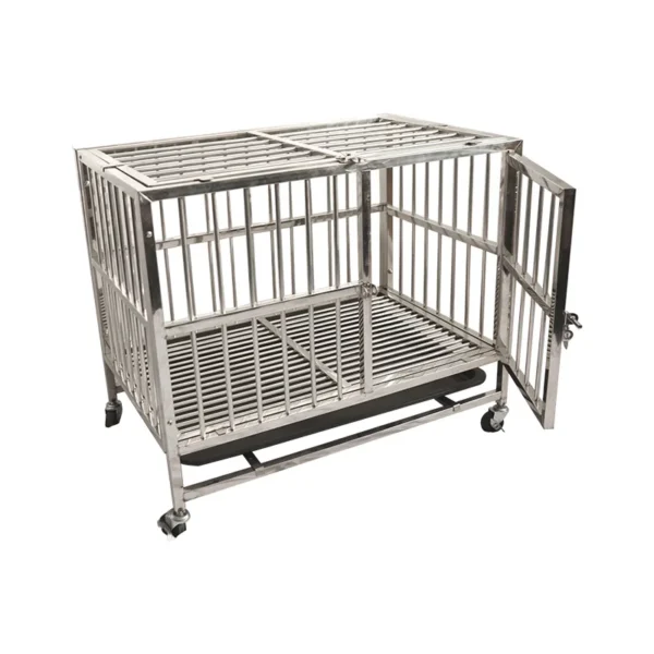 New Product Large Pet Dog Kennel Wholesale Cheap Stainless Steel Dog Cage For ferocious dogs - Image 5