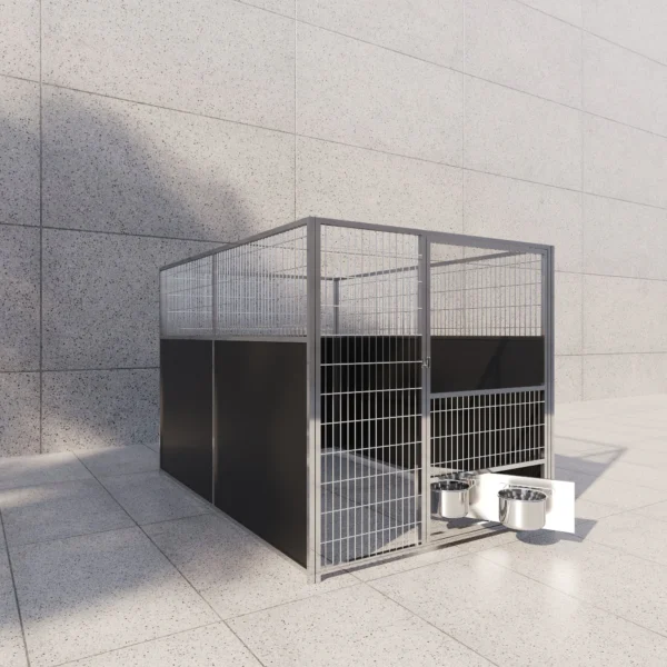 China Factory New Design Eco-Friendly Heavy Duty Luxury Large Dog House Pet Cages 304 Stainless Steel Dog Kennel - Image 3