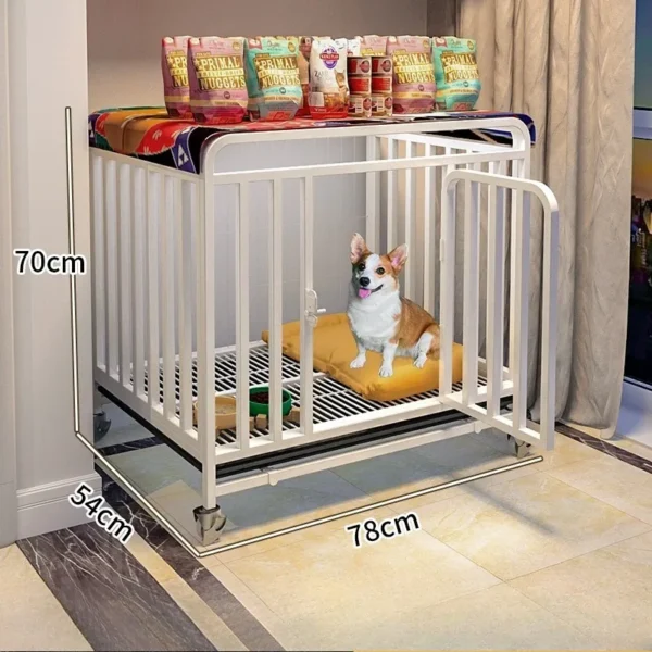 Dog Cage Medium Sized Indoor Outdoor Iron Cage Pet Supplies Products Houses Kennel Fence Puppy House Accessories Enclosure - Image 2