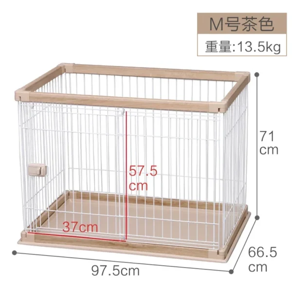 Best Selling High Quality Wood and Metal Pet Dog Crate Durable Portable Indoor Pet Dog rabbit Fence - Image 6