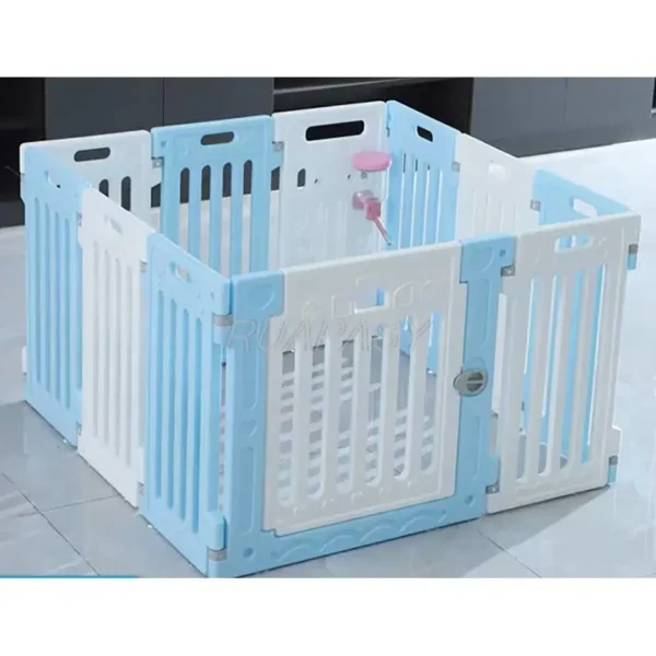 Dog Cat Playpen with Door Rabbit Guinea Pig Cages Dog Fence Cat House Cage Indoor & Outdoor Portable Yard Fence Crate Kitten - Image 4