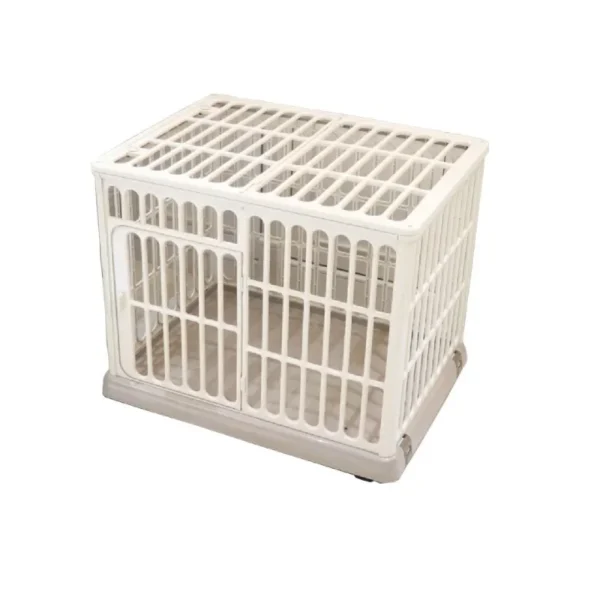 Small Dog and Cat Pet Cage for Home Use Medium-sized Indoor Dog and Cat Resin Cage Warm and Cozy