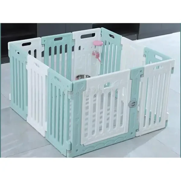 Dog Cat Exercise Playpen with Door Rabbit Guinea Pig Cages Dog Fence Cat House Cage Indoor & Outdoor Portable Yard Fence Crate