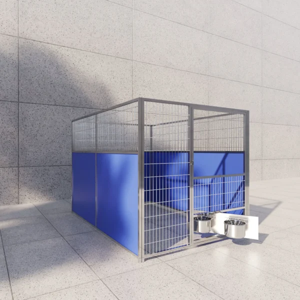 China Factory New Design Eco-Friendly Heavy Duty Luxury Large Dog House Pet Cages 304 Stainless Steel Dog Kennel - Image 5