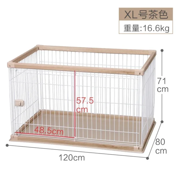 Best Selling High Quality Wood and Metal Pet Dog Crate Durable Portable Indoor Pet Dog rabbit Fence - Image 4