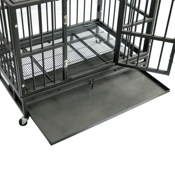 Dog Cages, Crates, Heavy Duty, Sturdy Metal Kennel Enclosures, Large Dogs On Four Wheels. - Image 3