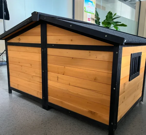 The factory wholesale waterproof oversize dog house outdoor comfortable wooden pet kennel - Image 4